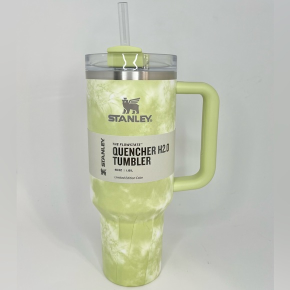 Stanley Other - Stanley Citron Tie Dye 40oz Stainless Steel H2.0 FlowState
Quencher Tumbler